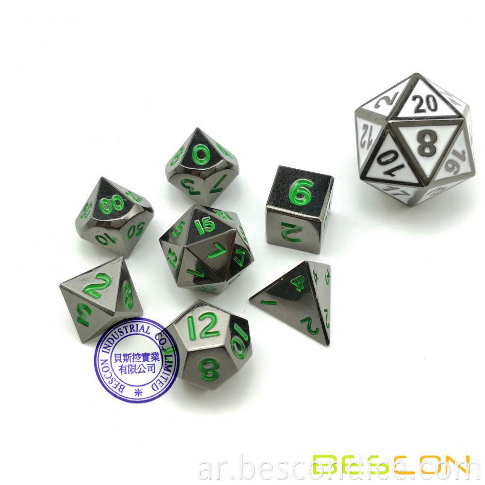 Mini Dice Set Metal Micro Miniature Rpg Dice 1